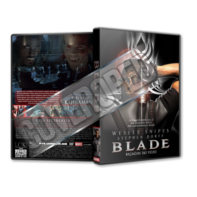 Blade 1 1998 Türkçe Dvd CoverTasarımı
